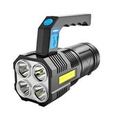 5W USB Şarjlı El Feneri (5224) AZ-52248448190 thumbnail 3