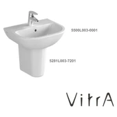 Lavabo 45 cm 5500L003-0001, Yarım Ayak 5281L003-7201 thumbnail 1