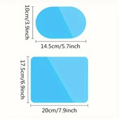 4 Parça Yan Aynalar ve Yan Camlar İçin Araç Ayna Yağmur Kaydırıcı ve Cam Buğu Önleyici Film Seti (2818) thumbnail 5