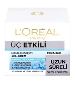 Loreal Üç Etkili Ferahlık Yoğun Nemlendirici Jel Krem 50 Ml - 1