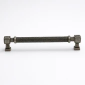 Talas Antik Gümüş 224 mm Tırtıklı Metal Kulp Kapak Kulpu Dayanıklı Kulpları Mobilya Çekmece Dolap thumbnail 10