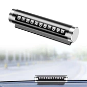 Alüminyum Kasa Siyah Renk Çevirmeli Araç Içi Telefon Numaratörü Park Oto Numaratörü-Findit thumbnail 1