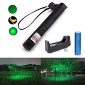 Şarjlı Yeşil Lazer Pointer 100 Mw-Findit thumbnail 4