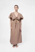 Ateiler Chaputs %100 Pamuk Müslin Niva Bej Elbise One-Size - 1