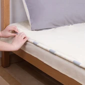 12 Adet Çok Amaçlı Çarşaf Tutucu, Sabitleyici ,Kaydırmaz Nevresim Örtü Düzenleyici Klipsler-Findit thumbnail 3
