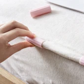 12 Adet Çok Amaçlı Çarşaf Tutucu, Sabitleyici ,Kaydırmaz Nevresim Örtü Düzenleyici Klipsler-Findit thumbnail 2