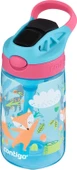 Contigo Çocuk 14 oz AutoSpout Straw Su Şişesi - Mavi Ahududu Yumruk Tilki - 3