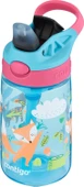 Contigo Çocuk 14 oz AutoSpout Straw Su Şişesi - Mavi Ahududu Yumruk Tilki - 2