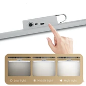 KUMANDALI - ZAMAN - IŞIK GÜCÜ AYARLI METAL ASKILI - USB ŞARJLI LAMBA FENER 20SMD LED-Findit thumbnail 3