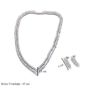 Çelik Taşlı Su Yolu Model Kadın Set SET-164 thumbnail 2