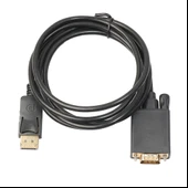 PrimeX PX-1256 1.5 Metre Display To VGA Kablo, Displayport to vga Kablo, Dp to Vga Çevirici Kablo (Display Bilgisayara-VGA Monitöre Takılır) - 1