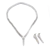 Çelik Taşlı Çiçek Model Kadın Set SET-163 thumbnail 1