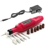 6 Uçlu Elektrikli Manikür Pedikür Seti ( 2000-300RPM HIZ )-Findit - 3