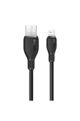 Baseus Pudding Hızlı Şarj Özellikli USB to Lightning 2.4 A. Kablo 1.2m Siyah thumbnail 2