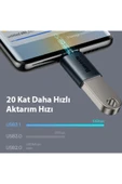 Baseus To Usb 3.1 Dönüştürücü Adaptör Mini Otg Ingenuity Series Mavi - 4