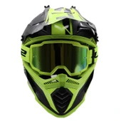 LS2 CHARGER GOGGLES MOTOKROS GÖZLÜK (IRIDIUM CAMLI) - 3