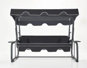 Rubus 4 Kişilik Bahçe Balkon Teras Salıncağı - Antrasit thumbnail 1