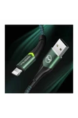 Mcdodo CA-7841 Çift Işıklı Led Switch 2A Iphone Lightning Şarj Kablosu Yeşil 1.2 M thumbnail 2