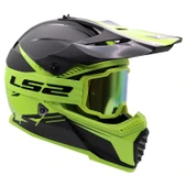 LS2 CHARGER GOGGLES MOTOKROS GÖZLÜK (IRIDIUM CAMLI) - 2