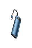 Baseus Metal Gleam 8in1 Multifonksiyonel Hub Dock Station thumbnail 3