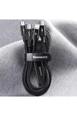 Baseus 1.5 Metre 20w 3in1 Type C, Iphone Lightning Ve Micro Ultra Hızlı Şarj Ve Data Kablosu thumbnail 5