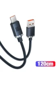 Baseus Crystal Shine 100w Usb To Type-c Hızlı Şarj Kablo 1.2 Mt thumbnail 2