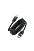Mcdodo CA-2010 36W USB-C TO LIGHTNING MANYETİK SARILABİLİR KABLO - 1.2 M SİYAH thumbnail 1
