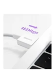 Baseus Usb To Type-c Pd 66w 1m Ultra Hızlı Type-c Şarj Kablosu Huawei Samsung Xiaomi Şarj Kablosu thumbnail 4