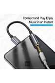 Baseus İphone 15 Ve 16 Tüm Serilere Uyumlu Type-c To 3.5mm Kulaklık Dönüştürücü Ses Adaptörü thumbnail 2