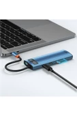 Baseus Metal Gleam 8in1 Multifonksiyonel Hub Dock Station thumbnail 7