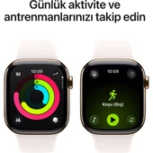 Apple Watch Series 11 Gps, 42 mm Roze altın Rengi Alüminyum kasa ve Bulut pembesi Spor kordon - s/m - 4