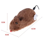 Kurmalı Kedi Eğitim Oyuncağı Tüylü Peluş Fare Yakalama İnteraktif Sevimli Eğlenceli Oyuncak-Findit thumbnail 3