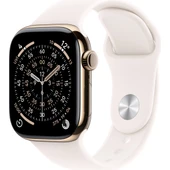 Apple Watch Series 11 Gps, 42 mm Roze altın Rengi Alüminyum kasa ve Bulut pembesi Spor kordon - s/m - 1