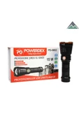 powerdex PD-6682 15Watt Süper LED Profesyonel Şarjlı El Feneri thumbnail 4