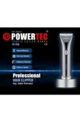POWERTEC Tr-1700 Kablosuz, Şarjlı Profesyonel Saç, Sakal, Ense, Vücut Kesme-düzeltme Tıraş Makinesi thumbnail 2