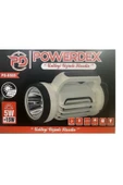 powerdex Çift Işklı Güneş Enerjili Şarjlı El Feneri ve Kamp Lambası thumbnail 2