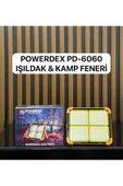 powerdex Taşınabilir Çalışma Ve Kamp Işığı, Güneş Enerjili, 100 W Profesyonel Kamp Çadır Feneri Pd-6060 thumbnail 1