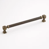 Talas Antik 320 mm Sarı Tırtıklı Metal Kulp Kapak Kulpu Dayanıklı Kulpları Mobilya Çekmece Dolap thumbnail 3