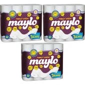 Maylo Tuvalet Kağıdı Süper 3 Katlı 96 Lı Set (3pk*32) - 1