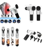 Sporcu Masaj Aleti 4 Başlıklı Şarjlı Titreşimli Yoğurmalı-Findit thumbnail 3