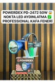 powerdex Pd-2472 50w 2500 Lümen Nokta Led Aydınlatma Profesyonel Kafa Feneri (Yeni Ürün) thumbnail 1