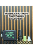 powerdex Pd-10200 Profesyonel Avcı El Feneri Zoomlu - 35w, 12800 Mah Pil 3500 Lümen Üst Düzey Aydınlatma thumbnail 1