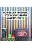 powerdex Pd-10500 30w 3500 Lümen Profesyonel Avcı Feneri Güçlü Uzun menzilli El Feneri thumbnail 1