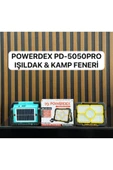 powerdex Pd-5050 Profesyonel Projektör Modlu Çakar Işıklı Güneş Enerjili El Feneri thumbnail 1