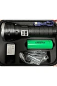 powerdex Pd-14500 65w 6500 Lümen Profesyonel Avcı Feneri Güçlü El Feneri Uzun menzilli el feneri thumbnail 2