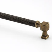 Talas Antik 320 mm Sarı Tırtıklı Metal Kulp Kapak Kulpu Dayanıklı Kulpları Mobilya Çekmece Dolap thumbnail 8