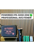 powerdex Pd-9200 20watt Süper Güçlü Led Profesyonel Şarjlı Avcı El Feneri thumbnail 1