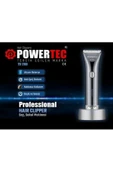 POWERTEC Kablosuz, Şarjlı Profesyonel Saç Sakal Ense Vücut Kesme Düzeltme Tıraş Makinesi Tr-1700 thumbnail 2