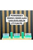 powerdex 26650 3.7v 6000mah Li-ion Pil 26x65mm thumbnail 1