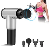 Sporcu Masaj Aleti 4 Başlıklı Şarjlı Titreşimli Yoğurmalı-Findit thumbnail 1